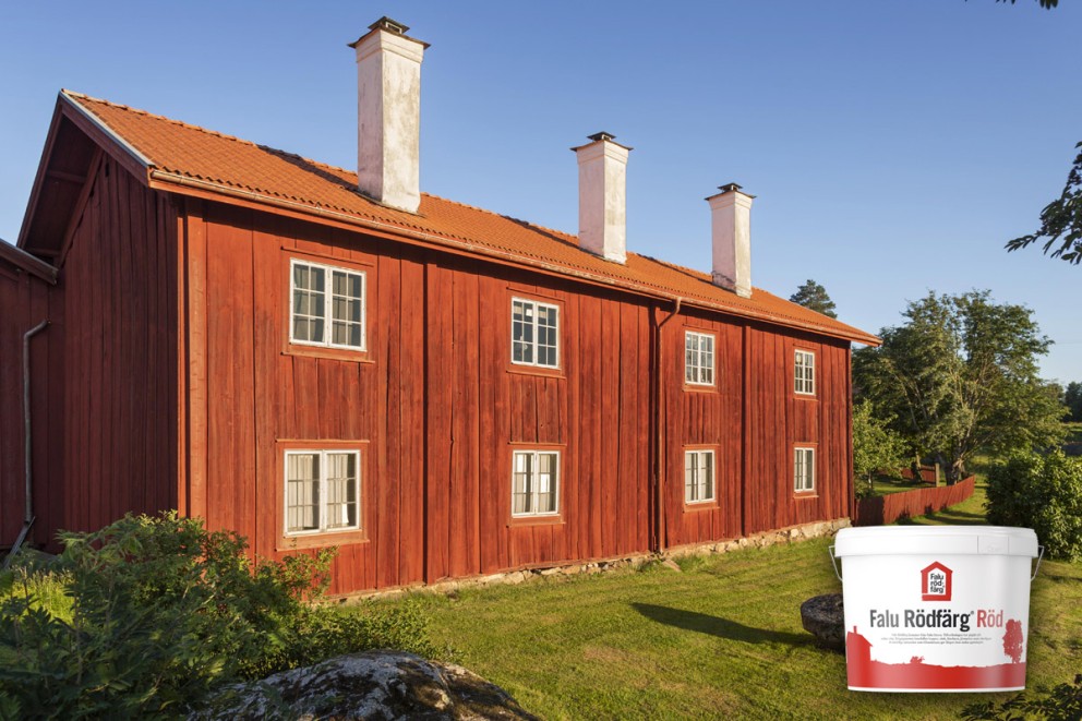 Falu Rödfärg röd Falu Rödfärg röd