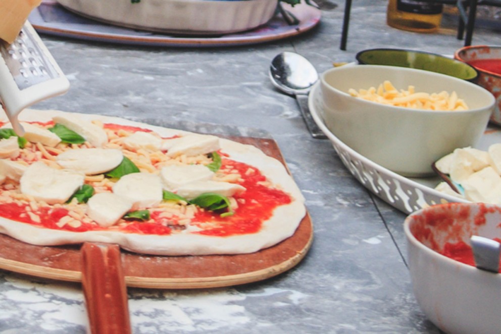 Olika pizzor
