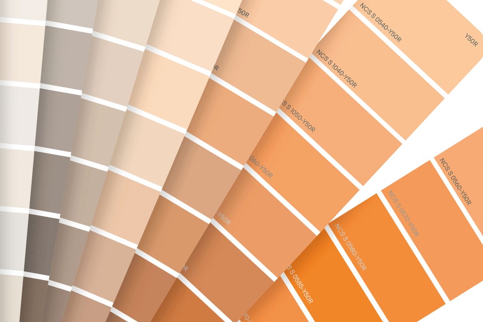 Kulörkarta NSC orangea toner Kulörkarta NSC orangea toner
