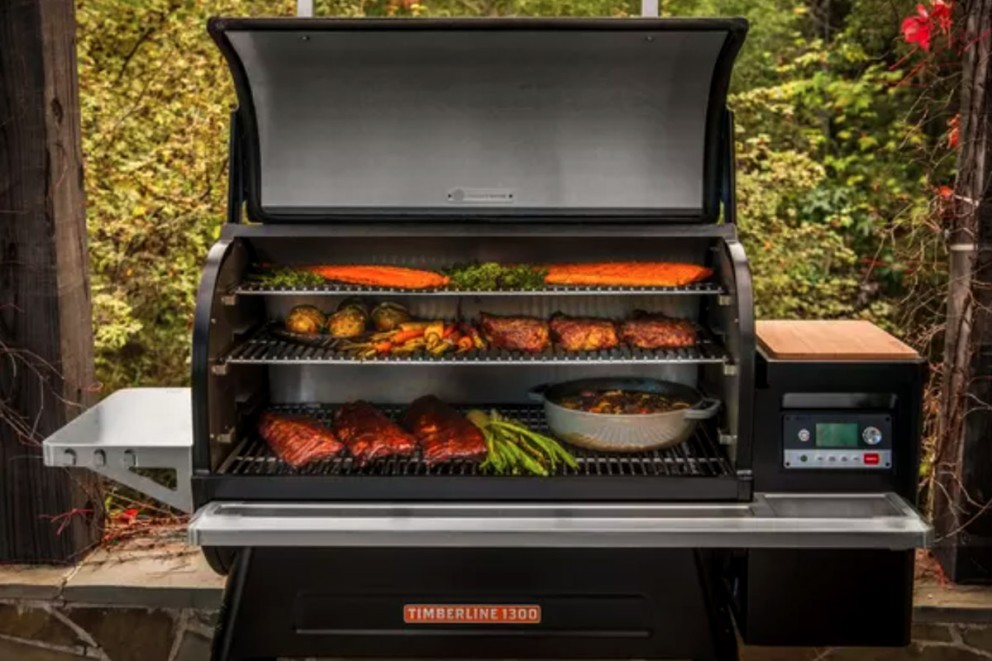 Grilla med pelletsgrill Grilla med pelletsgrill