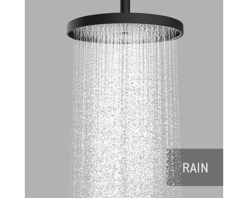 Takdusch med vattenstråle