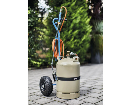 CFH gasflaskvagn med gasbrännare och gasflaska