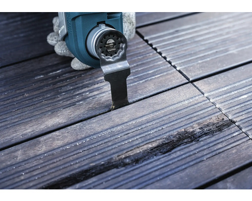 Multifunktionsverktyg används på trädäck