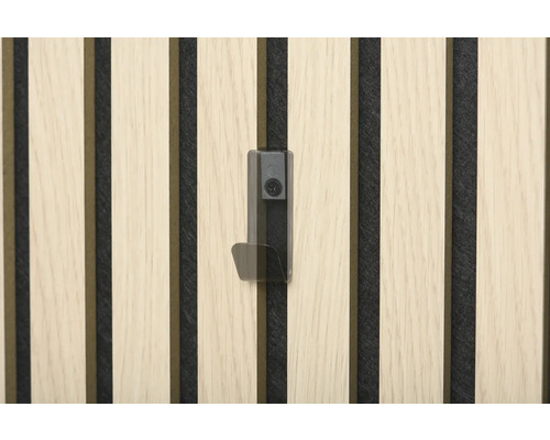 Akustikpanel med krokar för väggmontering