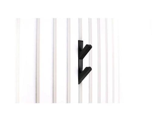 Klädkrok för väggmontering