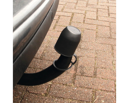 Dragkrok på fordon med skyddskåpa