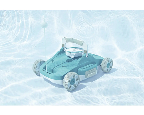 Automatisk poolrengöringsmaskin i vattnet