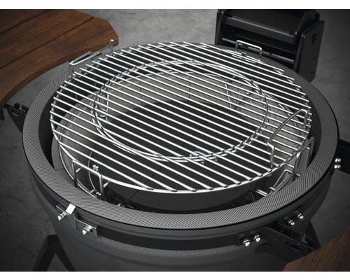 Grill med runt grillgaller