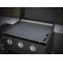 Grill med stekbord och kontrollknappar