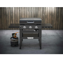 Tenkerker gasolgrill med sidobord och gasflaska