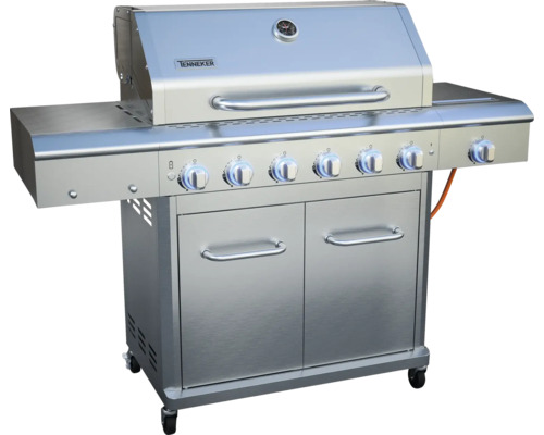 Teneker Grillvagn med sex brännare och underskåp