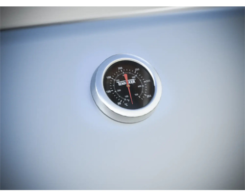 Grilltermometer med temperaturvisning i grader Celsius och Fahrenheit