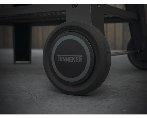 Tenker-logotyp på ett grillhjul