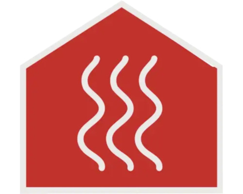 Symbol för uppvärmning i hus