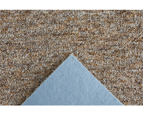 Heltäckningsmatta med melange-utseende och textilbaksida