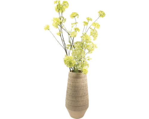 Dekorativa konstgjorda blommor i vas för heminredning
