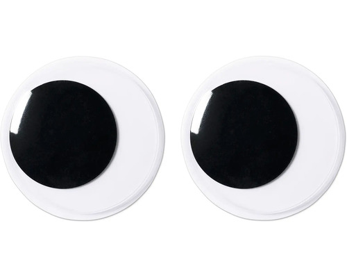 Två rörliga ögon för pyssel