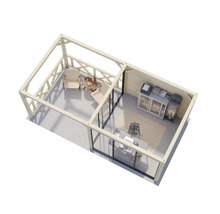 Paviljong PALMAKO Lenna Slide+ 16,6m² set 703 obehandlad