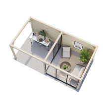 Paviljong PALMAKO Lenna Slide 16,6m² set 405 588x300cm doppimpregnerad
