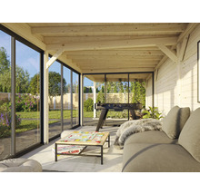 Paviljong PALMAKO Lenna Slide 24,9m² set 418 876x300cm obehandlad