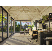 Paviljong PALMAKO Bianca Slide 16,6m² set 202 588x300cm doppimpregnerad brun