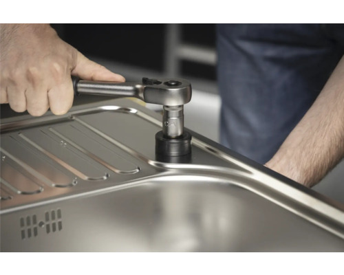 Installation av diskbänk med spärrnyckel