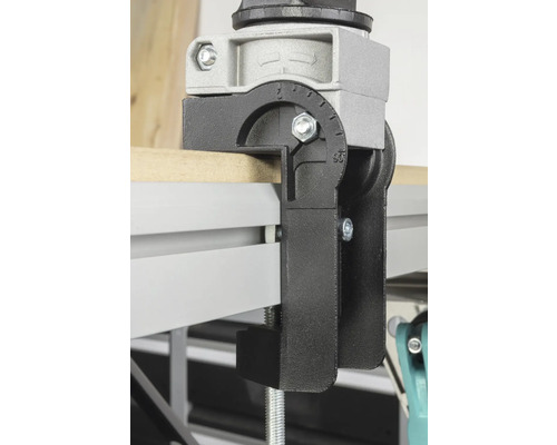 Arbetsbänksklämma för att fästa arbetsstycken på en arbetsbänk