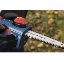 Bosch motorsåg i detalj