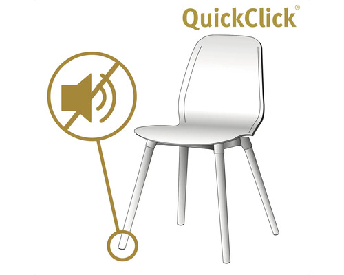 Stol med symbol för ljudreducering