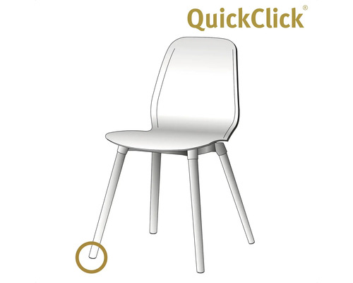 QuickClick stol med monteringshjälp