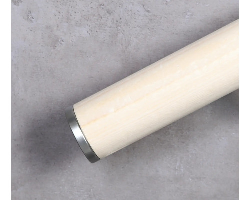 Träledstång med fäste i rostfritt stål