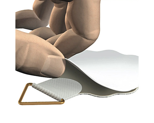 Häftremsor för bildkrokar med upphängningsanordning