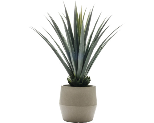 Konstgjord agave i en kruka