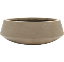 Beige blomkruka av lergods