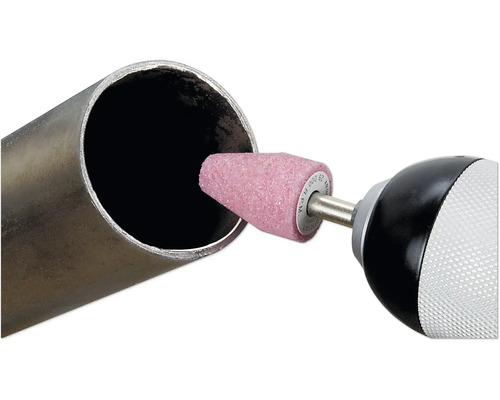 Konformad slipstift för metallbearbetning i bruk