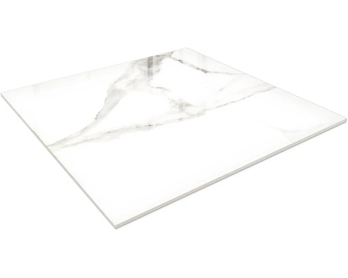 Fyrkantig golvplatta med marmorutseende