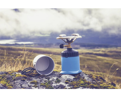 Campingkök och kastrull för utomhusäventyr