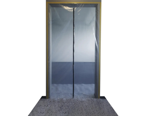 Dammskyddsdörr med dragkedja