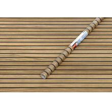 Designfolie med träutseende och mörka fogar