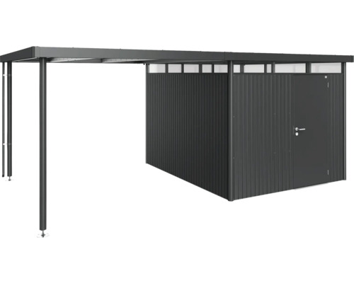 Carport med förvaringsutrymme i metall