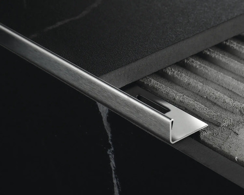 Kakelprofil i rostfritt stål för väggavslutning