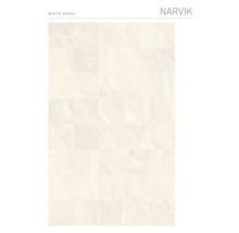 Narvik kakel, vita keramiska plattor, 60x60 cm