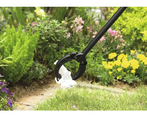 Gripklo för att plocka upp skräp i trädgården