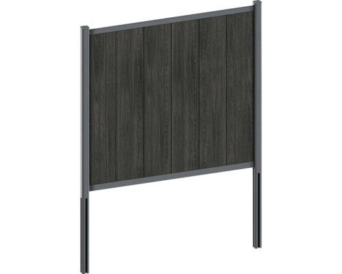 Insynsskydd av trä och metall