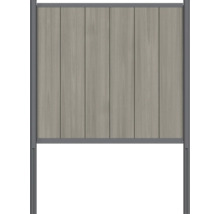 Trädgårdsstaket i trä med ram