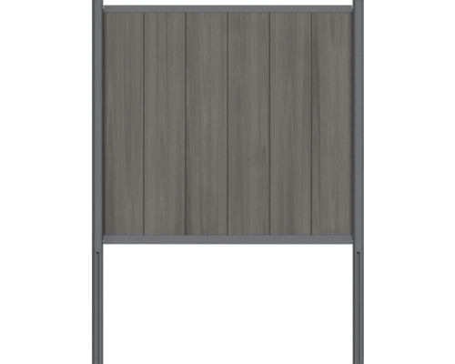 Trädgårdsstaket av trä med ram