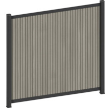 Insynsskydd av trä och metall