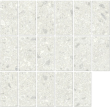 Mosaikplattor med sten dekor