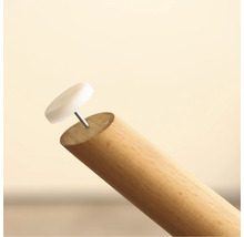 Stolsbensglidare med spik på träben