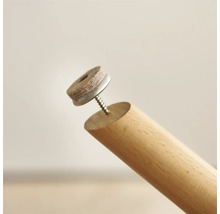 Möbelben med filtdyna för fastskruvning